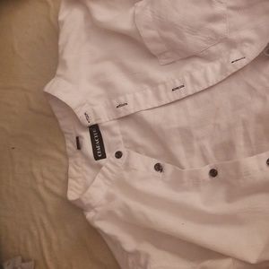 Mandarin collor, dress shirt.